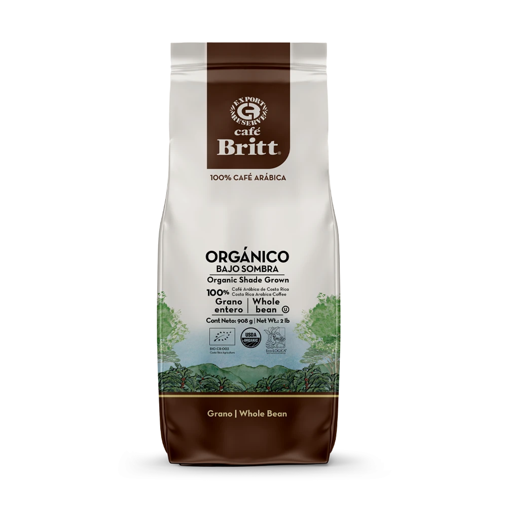 Café Britt Orgánico Bajo Sombra